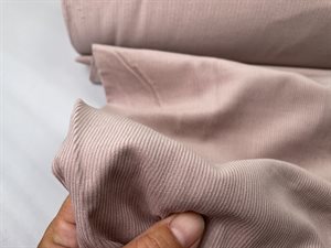Fløjl - smuk blød kvalitet, pale mauve